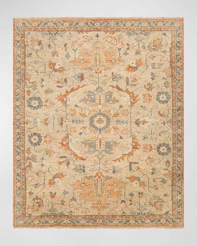 Velvette Hand-Knotted Rug, 6' x 9'